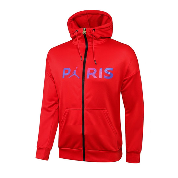 Chaqueta Con Capucha PSG 2021-2022 Rojo